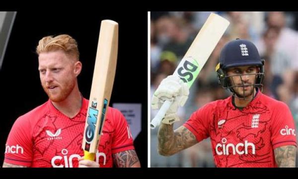 Alex Hales tilt de chat van Ben Stokes op terwijl het duo de spanningen opzij zet in het T20 WK-bod