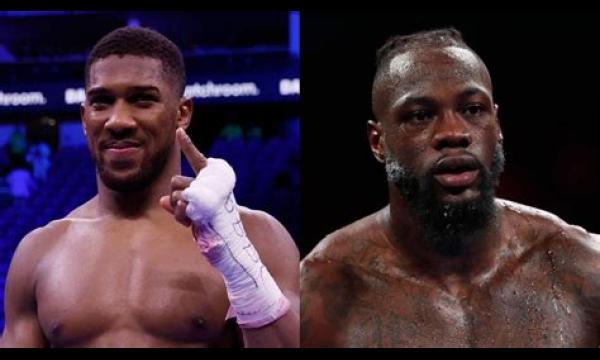 Anthony Joshua doet een voorspelling voor het trilogiegevecht tussen Tyson Fury en Deontay Wilder