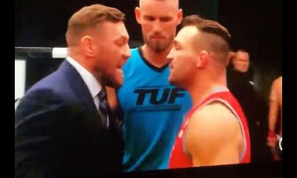 Conor McGregor speelt ruzie met Michael Chandler na een gewelddadige confrontatie