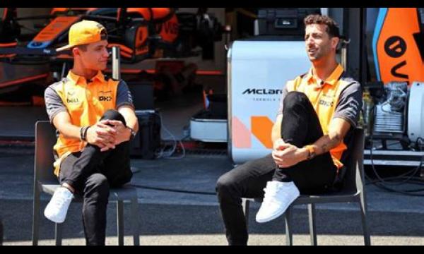 Daniel Ricciardo en Lando Norris openen hun wilde feestcapriolen - 'De hele vloer vernield'