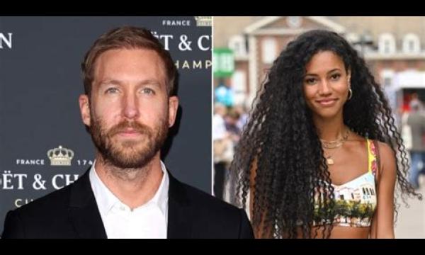 De relatie van Calvin Harris met Vick Hope met een diamanten verlovingsring van £ 1 miljoen