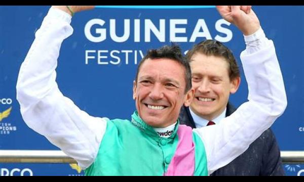 Frankie Dettori wint 2.000 Guineas tijdens de laatste rit in de British Classic-race