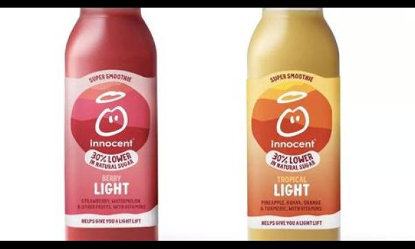 Innocent lanceert nieuw assortiment 'Super Smoothies Light' met 30% minder suiker