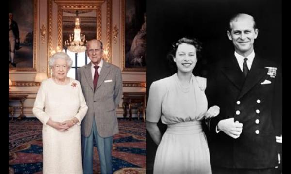 Koningin en prins Philip moesten na een ongemakkelijke blunder hun trouwfoto’s opnieuw maken