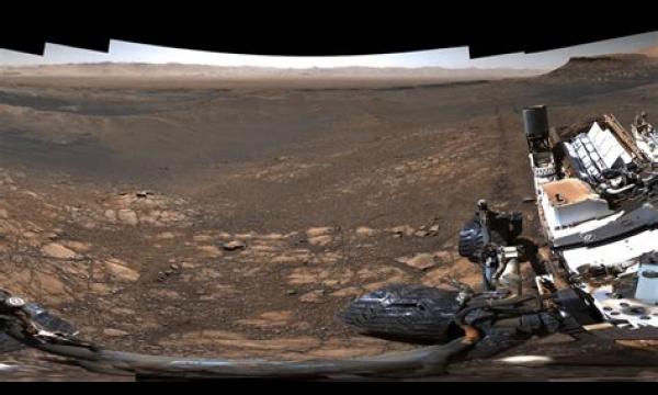 NASA's Curiosity Rover maakt een ongelooflijk panorama van Mars met 1,8 miljard pixels