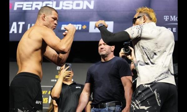 Nate Diaz vestigt nieuw UFC-record door Tony Ferguson uit te schakelen in het laatste gevecht