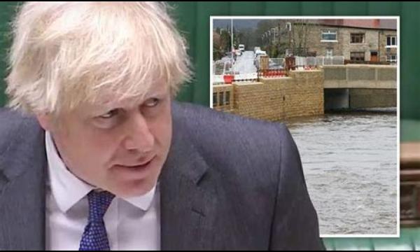 Storm Christoph chaos met waarschuwingen terwijl Boris Johnson de Cobra-vergadering voorzit