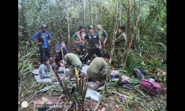 Vier kinderen die 40 dagen in de jungle zijn gestrand, hebben het ziekenhuis verlaten